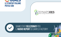 SynapsEES tra le 128 realtà innovative italiane nel report “Reach the Goals” di Cariplo Factory